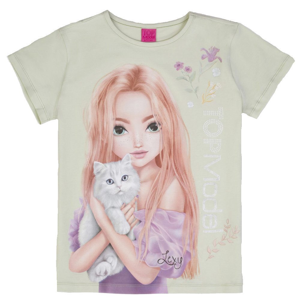 TOPModel T-Shirt TOPModel T-Shirt Lexy Mietze almost aqua (1-tlg)