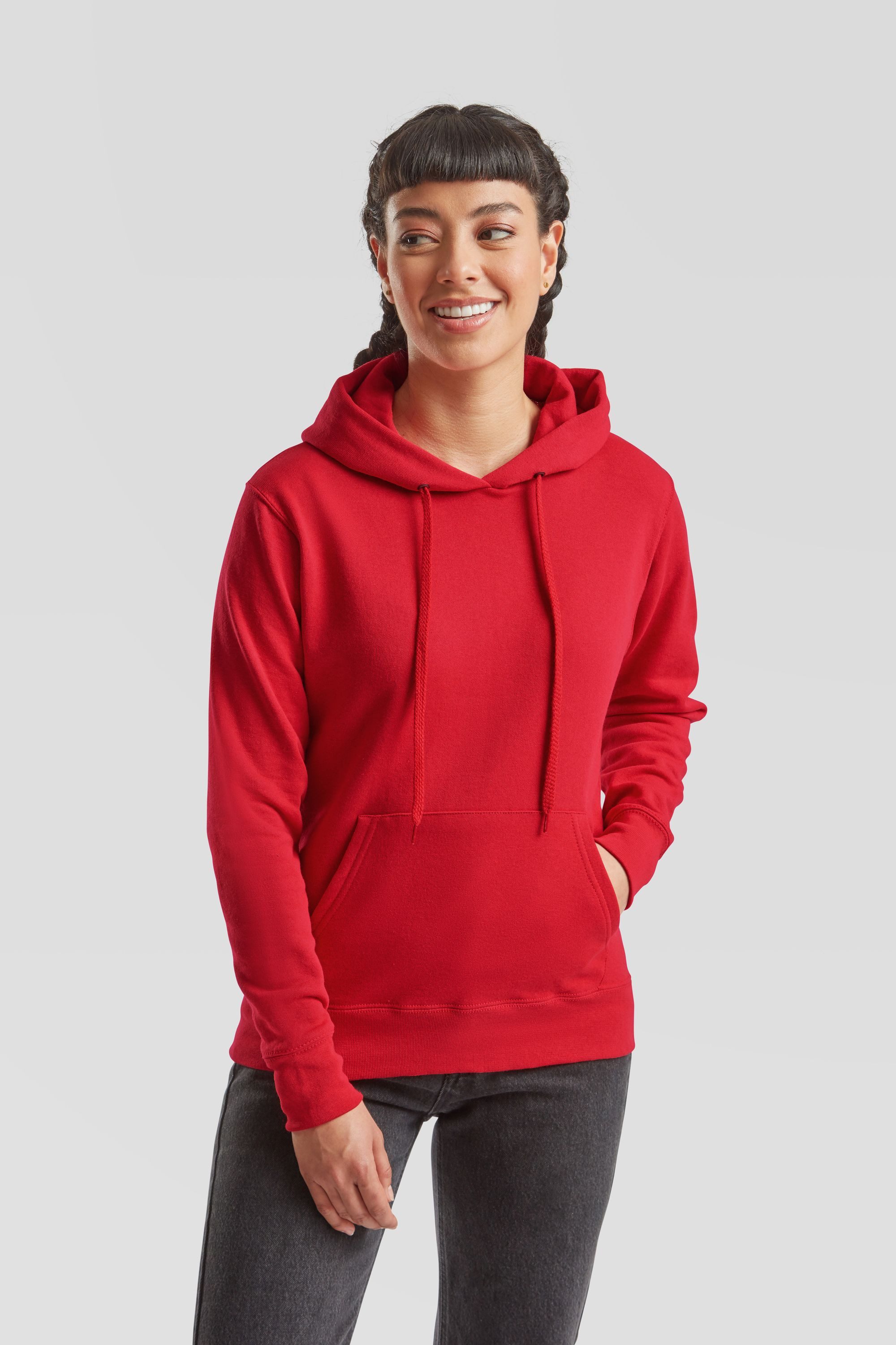 Fruit of the Loom Kapuzensweatshirt Classic Hooded Sweat Lady-Fit – Bild 3 von 5