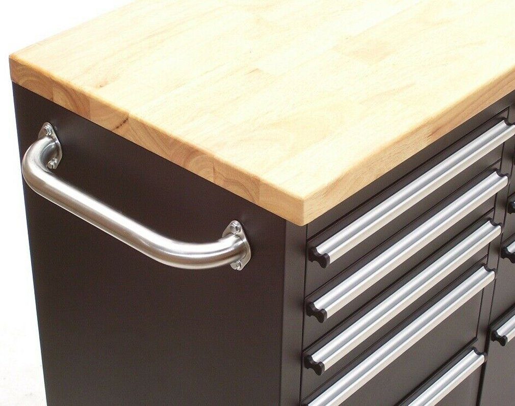 Apex Werkstattwagen Werkstattwagen Werkbank 66061 Werkzeugwagen XXL 15 Werktisch fahrbar