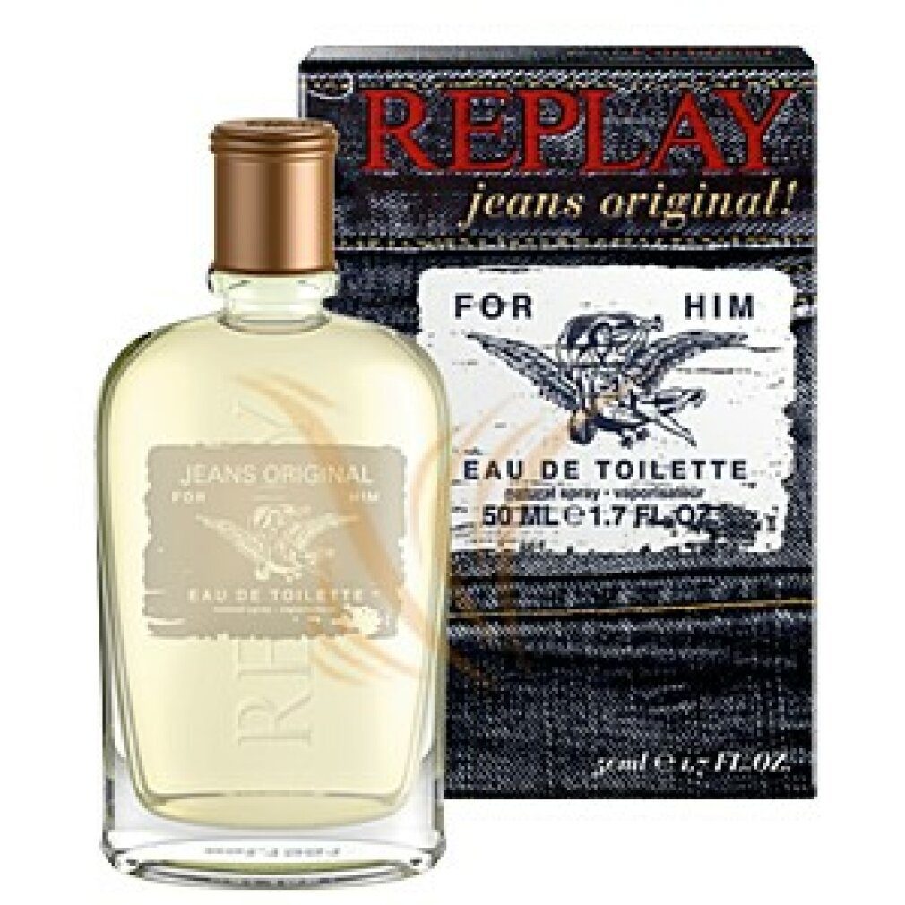 Replay Eau de Toilette Jeans Original! For Him 50ml günstig online kaufen
