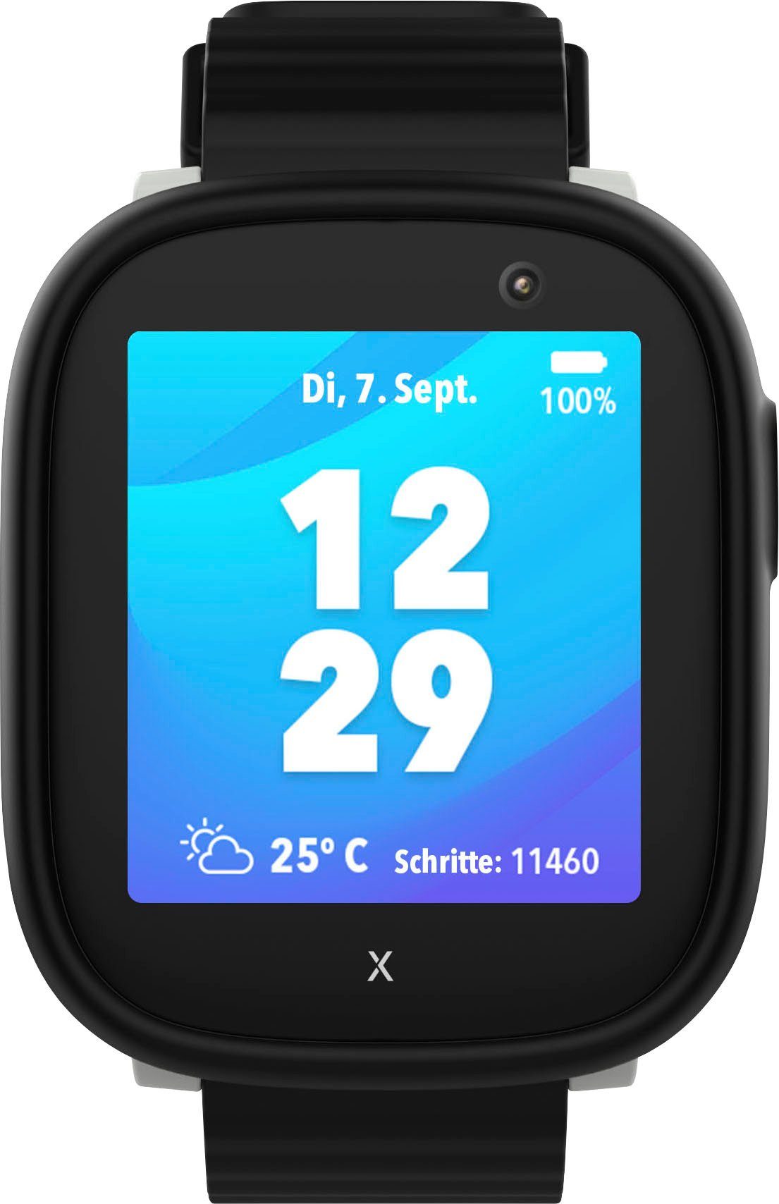 Xplora X6Play Kinder- Smartwatch (3,86 cm/1,52 Zoll, Android Wear) schwarz/schwarz