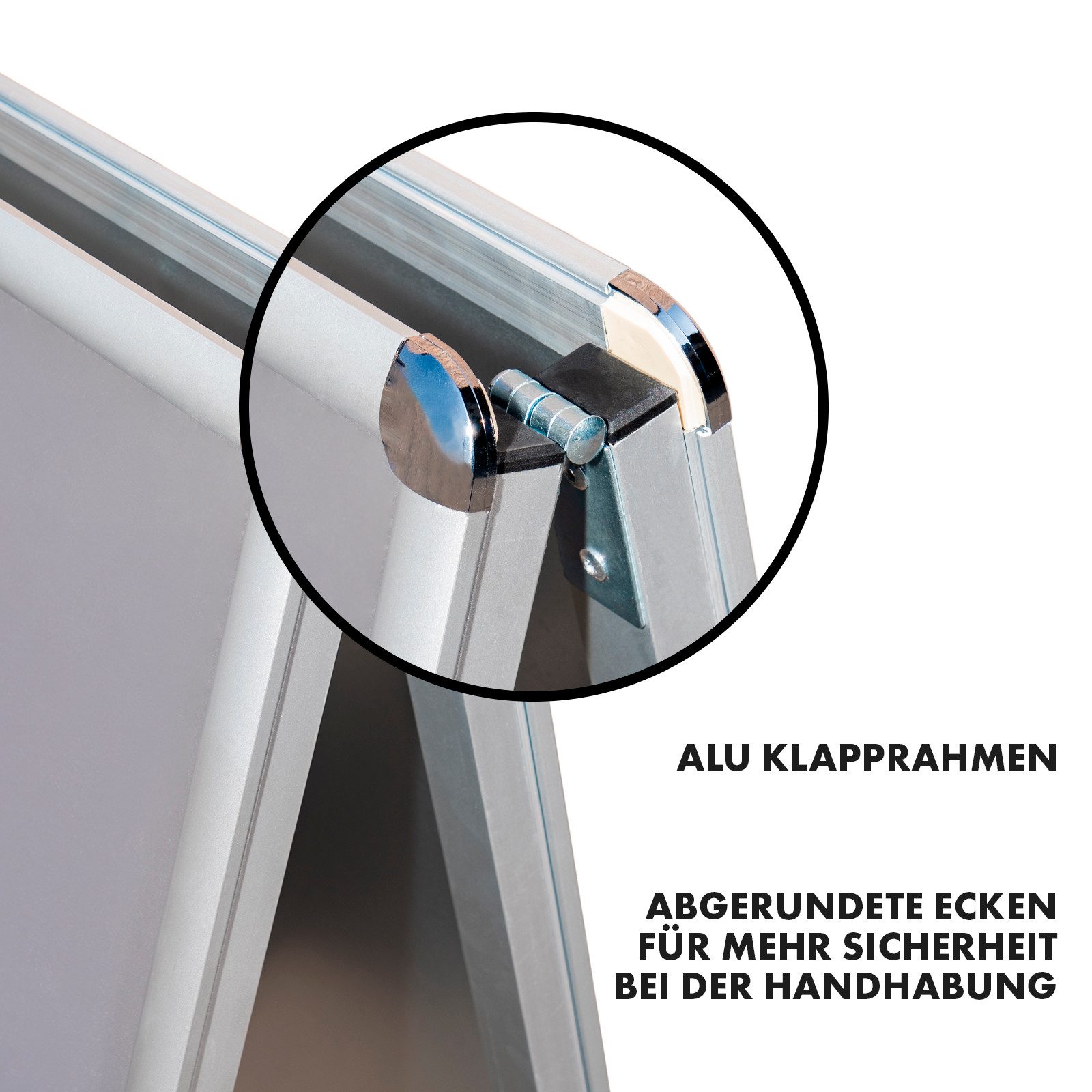 Karat Standtafel Kundenstopper, Beidseitig für 2 Plakate, Format: A1