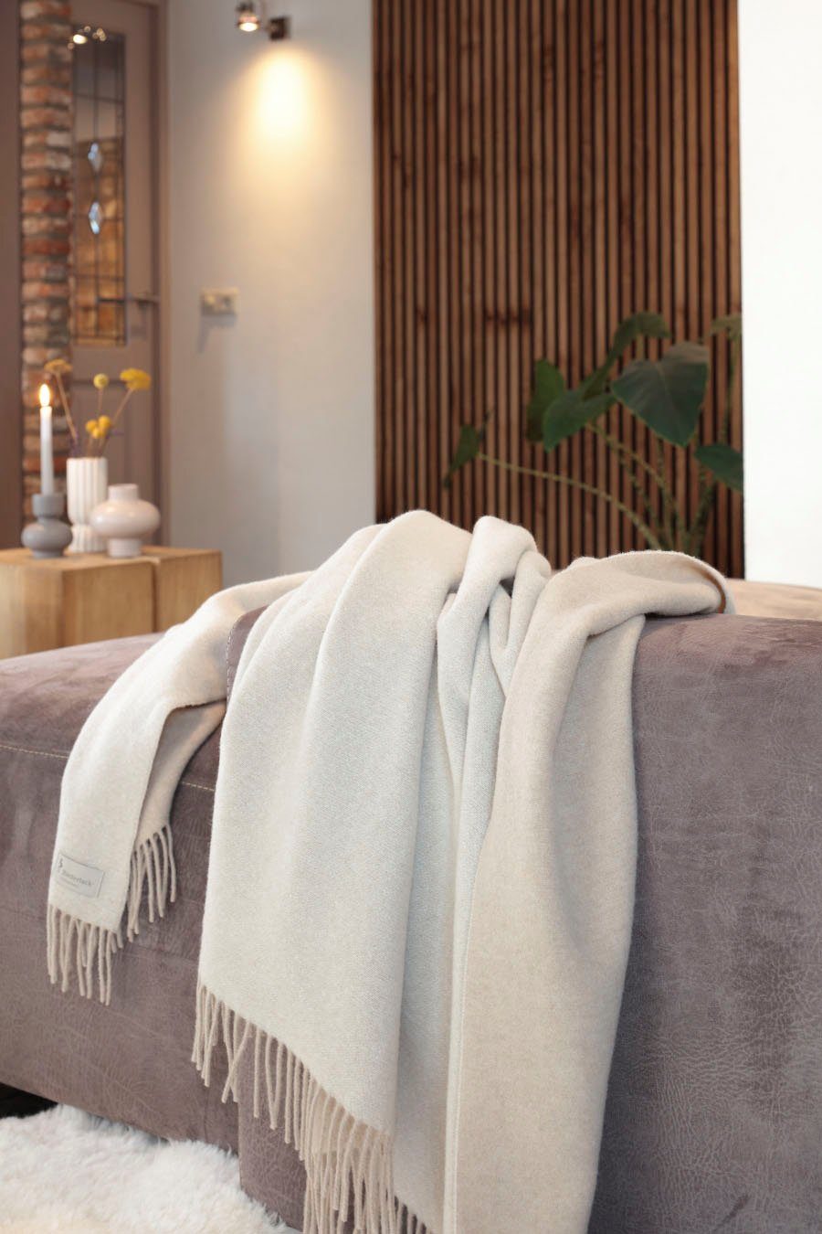 Plaid Britta, Biederlack, aus 100% Wolle günstig online kaufen