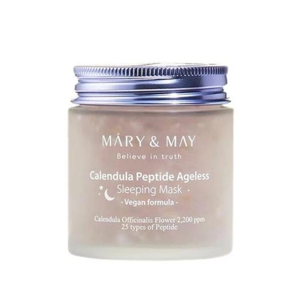 MARY & MAY Gesichtspflege Mary & May, zeitlose Schlafmaske mit Ringelblumen-Peptid