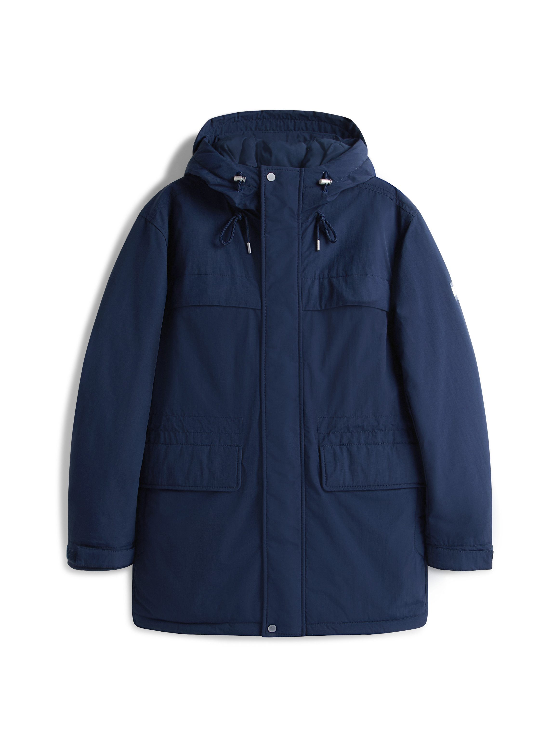 Tommy Jeans Parka TJM CITY READY wasserabweisend, relaxed fit, mit fester Kapuze, Winterjacke