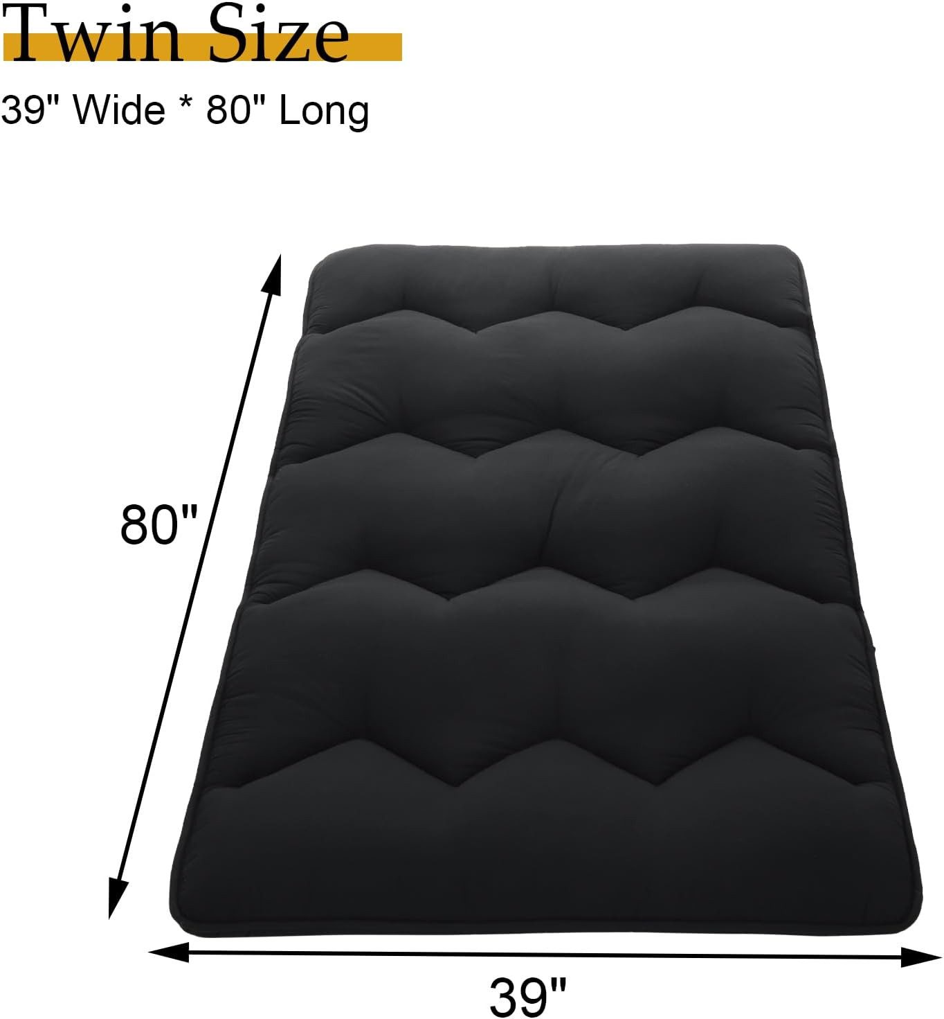 Futonmatratze faltbare Bodenmatratze,Tatami-Matte,Campingmatratze, GarveeMo günstig online kaufen