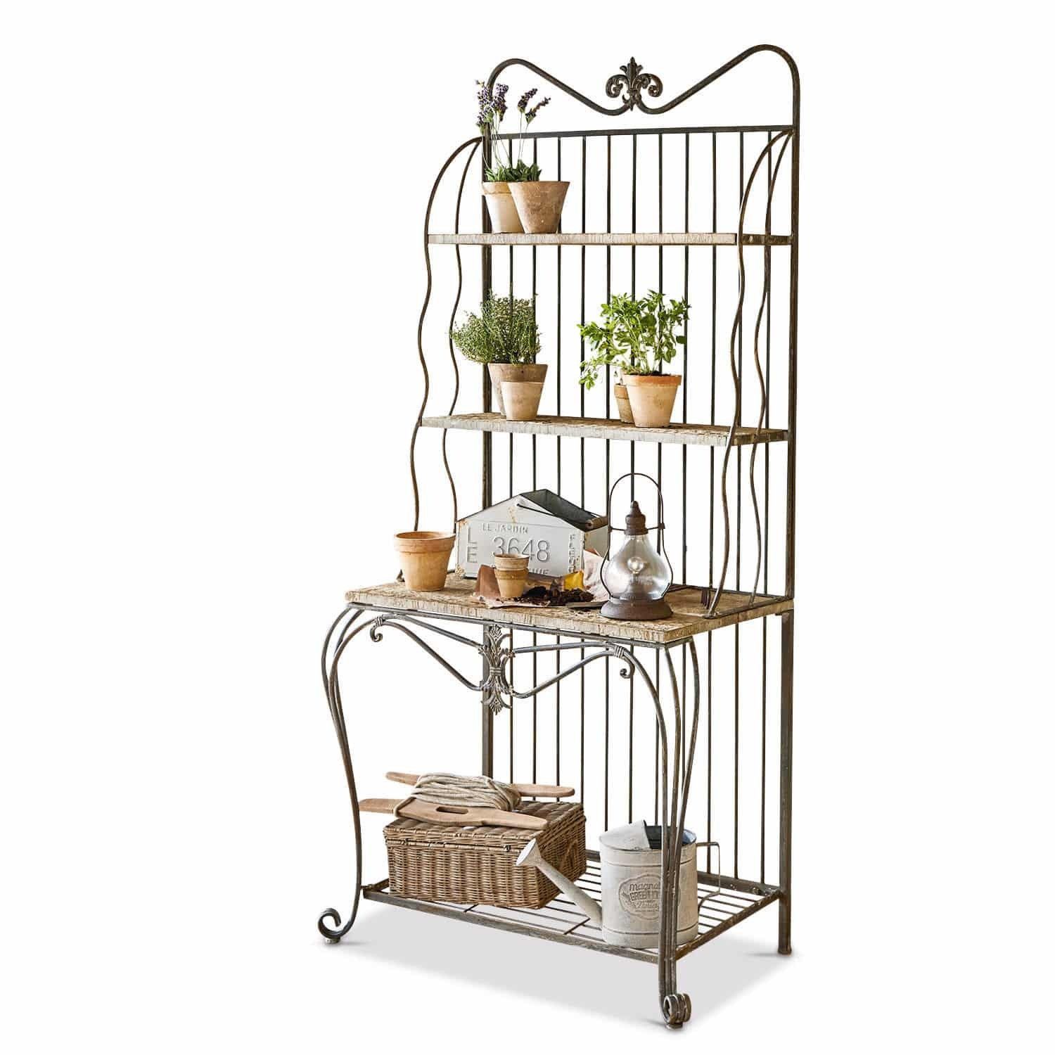 Mirabeau Pflanztisch Regal Rentlor antikbraun