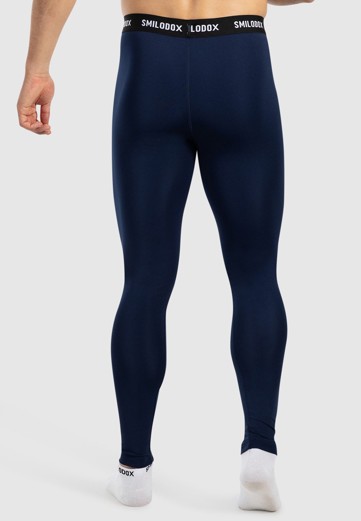 Smilodox Jogginghose Zeyn Herren, Thermohose, Slim Fit, Funktionsunterwäsche, Sport Slim Fit, Base Layer, Stretch, Logo-Bund – Bild 2 von 5