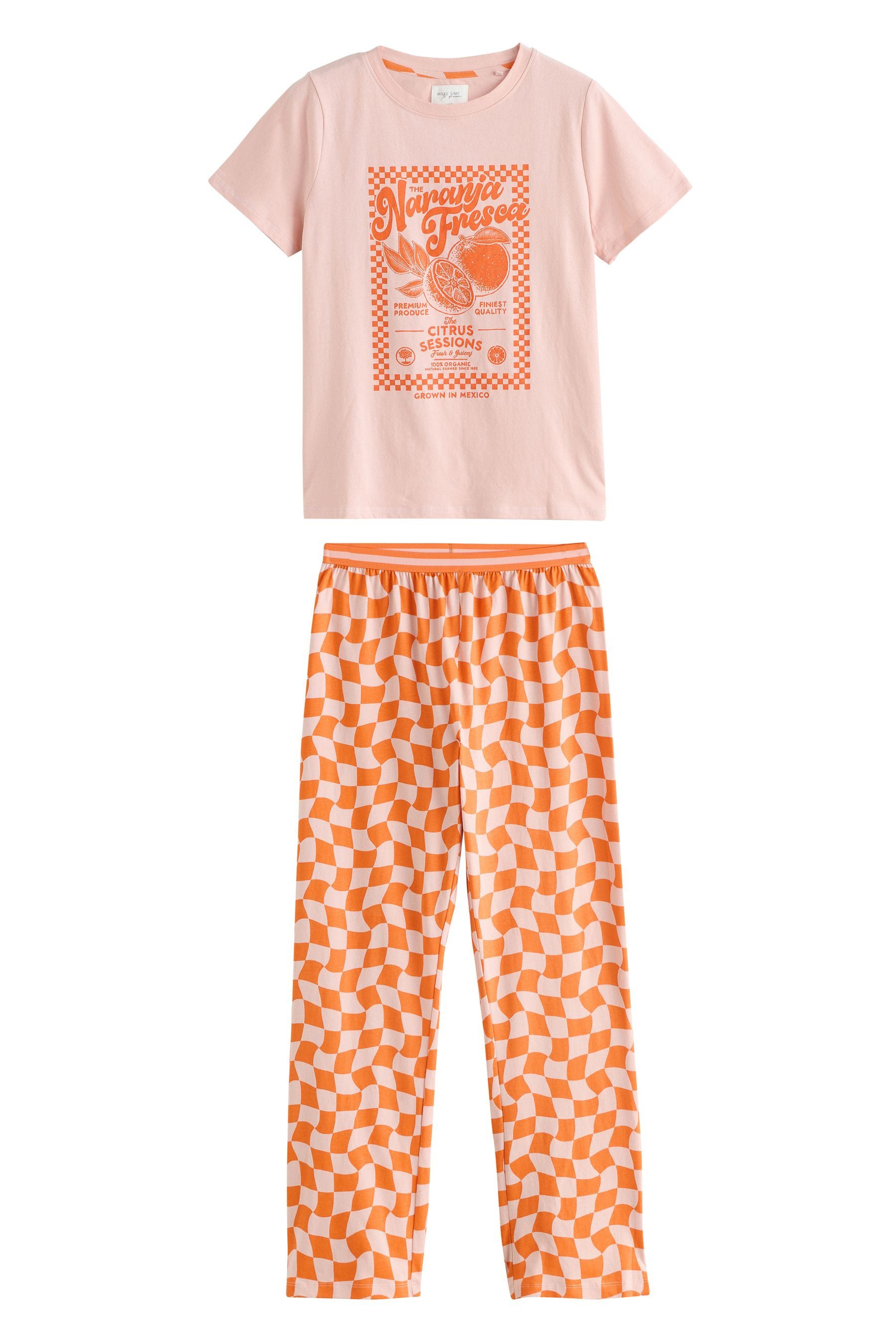 Next Pyjama Kurzärmeliger Baumwoll-Pyjama (2 tlg) günstig online kaufen