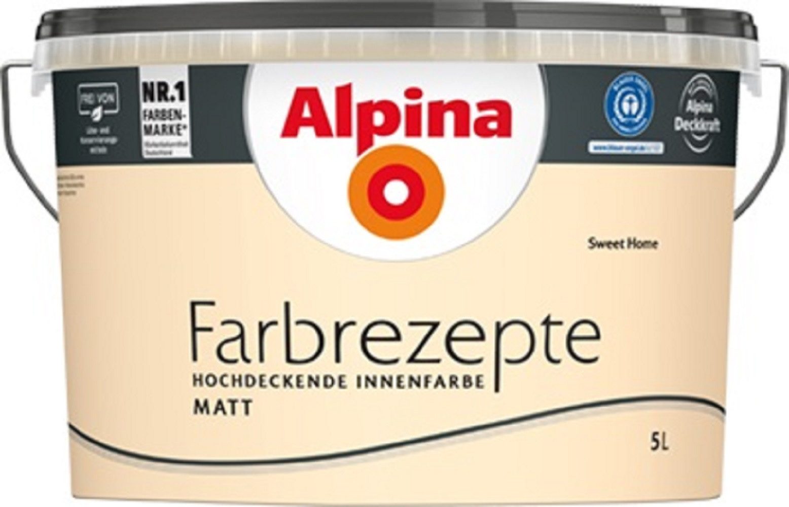 Wandfarbe Alpina Farbrezepte: einfach lebendig - Rot- & Orangetöne