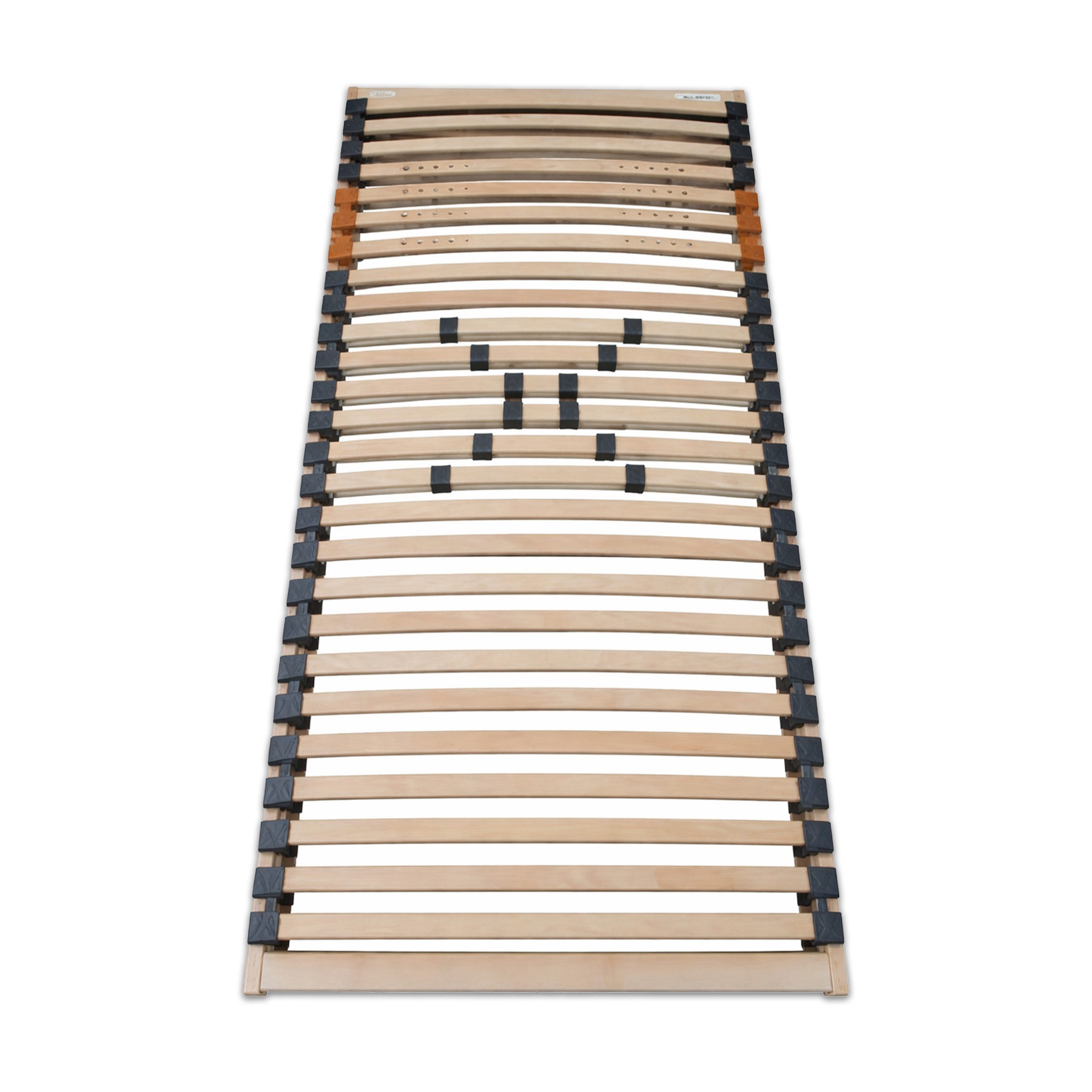 Lattenrost GS BASIS - metallfrei - 90x200 & 140x200 cm, geborgenschlafen, optimale Druckentlastung, geringe Höhe, einfache Handhabung
