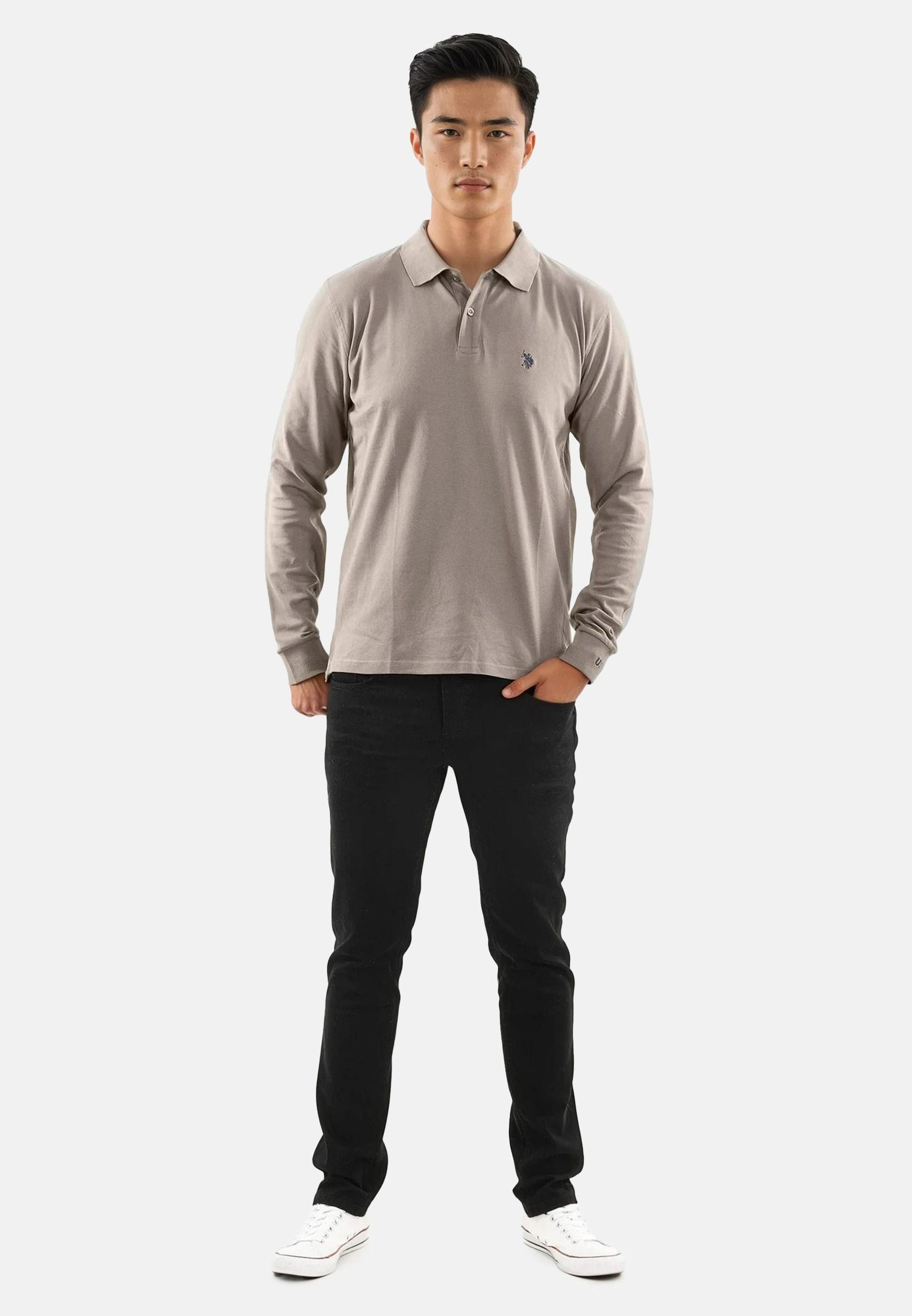 U.S. Polo Assn. Longsleeve Longsleeve USJayson – Herren Langarm Poloshirt m günstig online kaufen