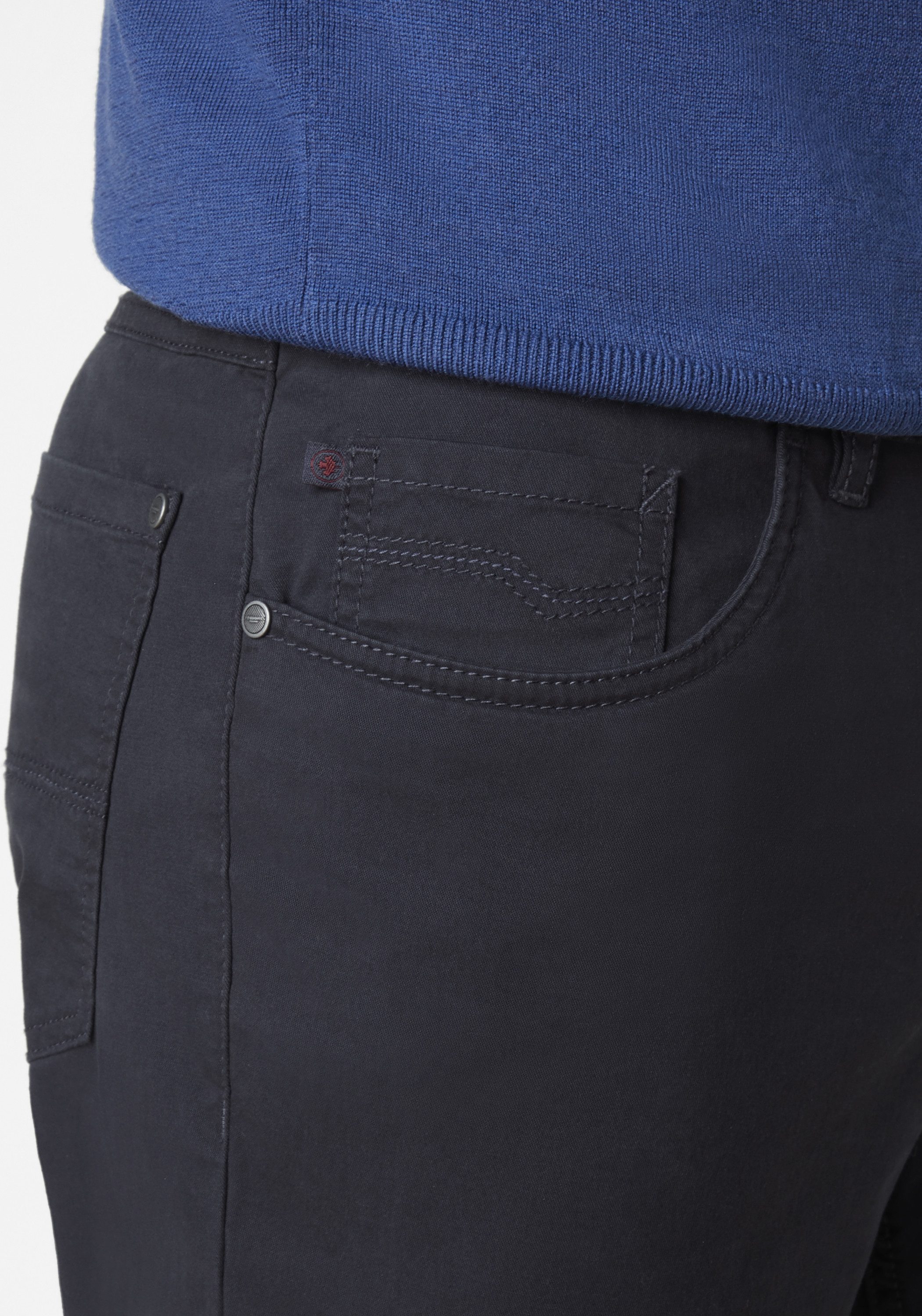 Redpoint Stoffhose MONTREAL Relaxed Fit 5-Pocket Hose mit elastischem Bund
