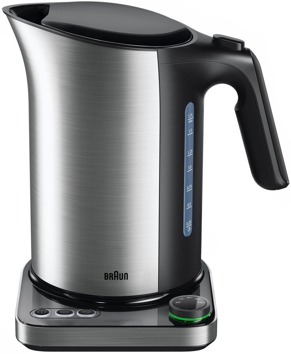 Braun Wasserkocher ID Collection WK 5115 BK schwarz, 1,7 l Braun Wasserkocher, ID Collection WK 5115 WH, 1,7 Liter