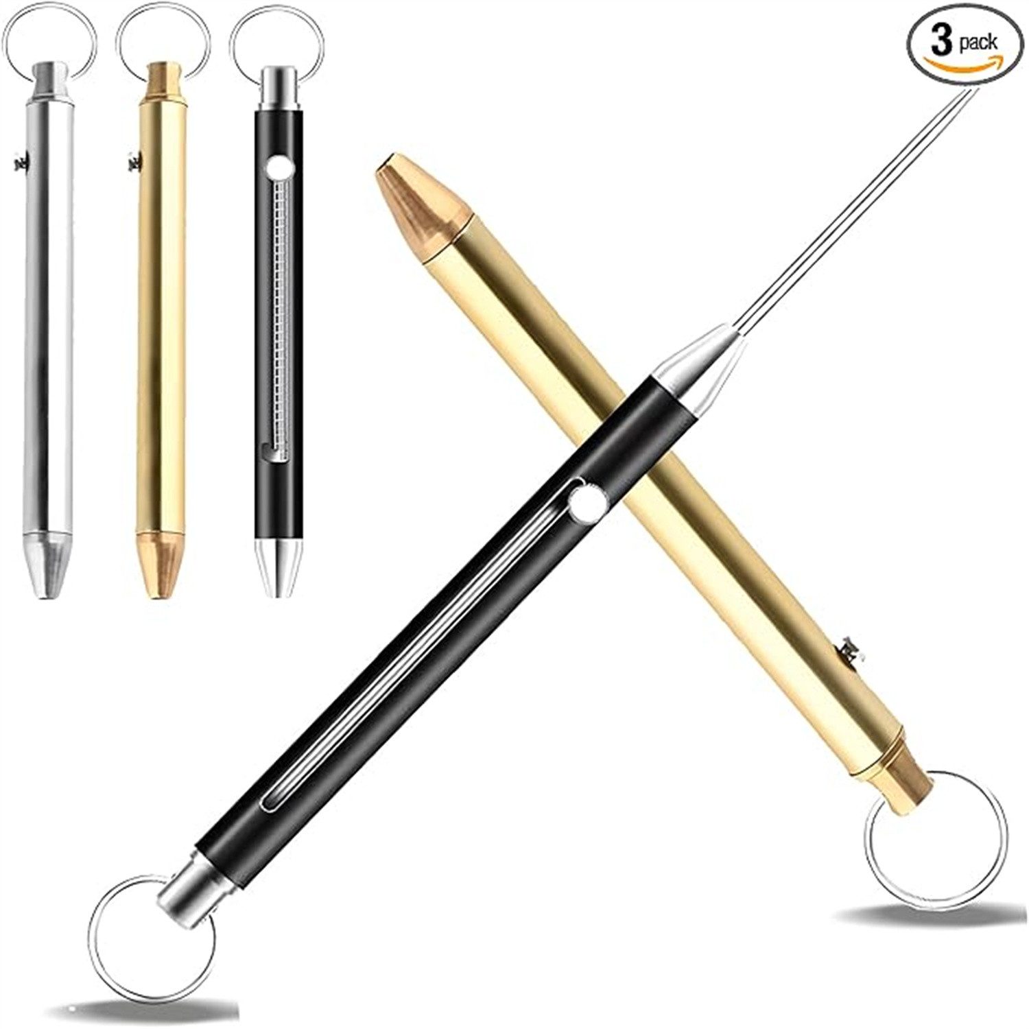 autolock Диспенсеры для зубочисток Tragbare Titan-Zahnstocher,Taschenzahnstocher aus Metall(3 PCS), (3-tlg)