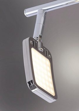 JUST LIGHT Deckenleuchte Wella, LED fest integriert, Warmweiß, inklusive festverbautem LED-Leuchtmittel