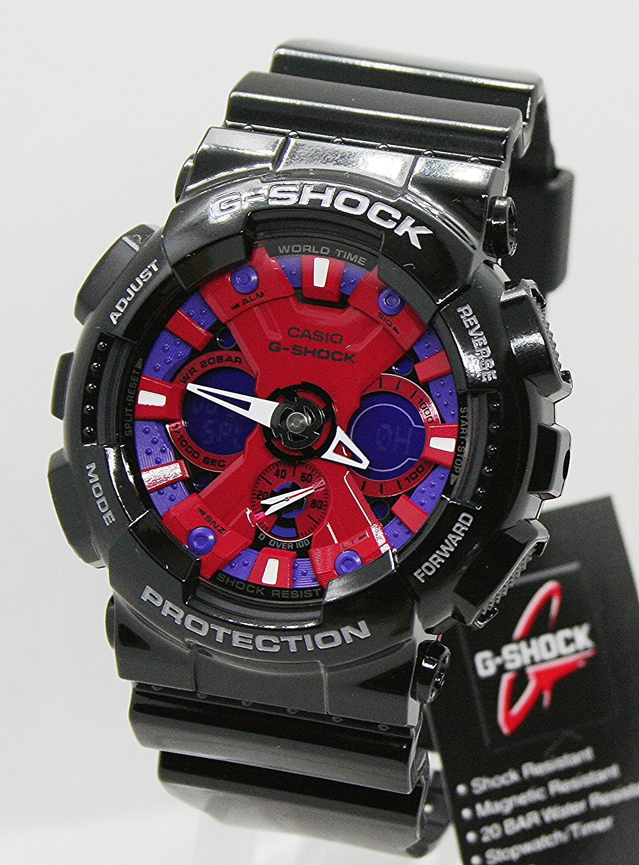CASIO G-SHOCK Quarzuhr Casio G Shock Herrenuhr GA-120B-1AER, (1-tlg)