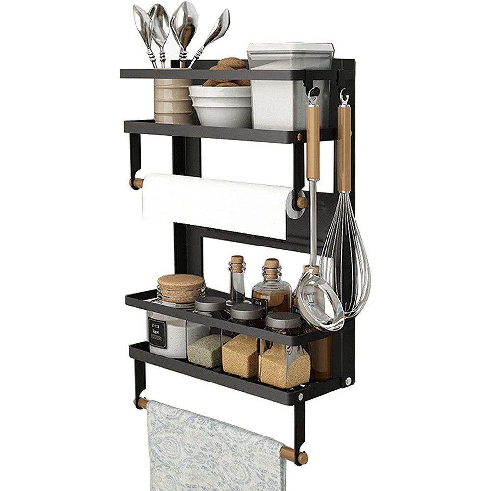 JEOBEST Küchenregal Gewürzregal Magnetisch Kühlschrank (Ohne günstig online kaufen
