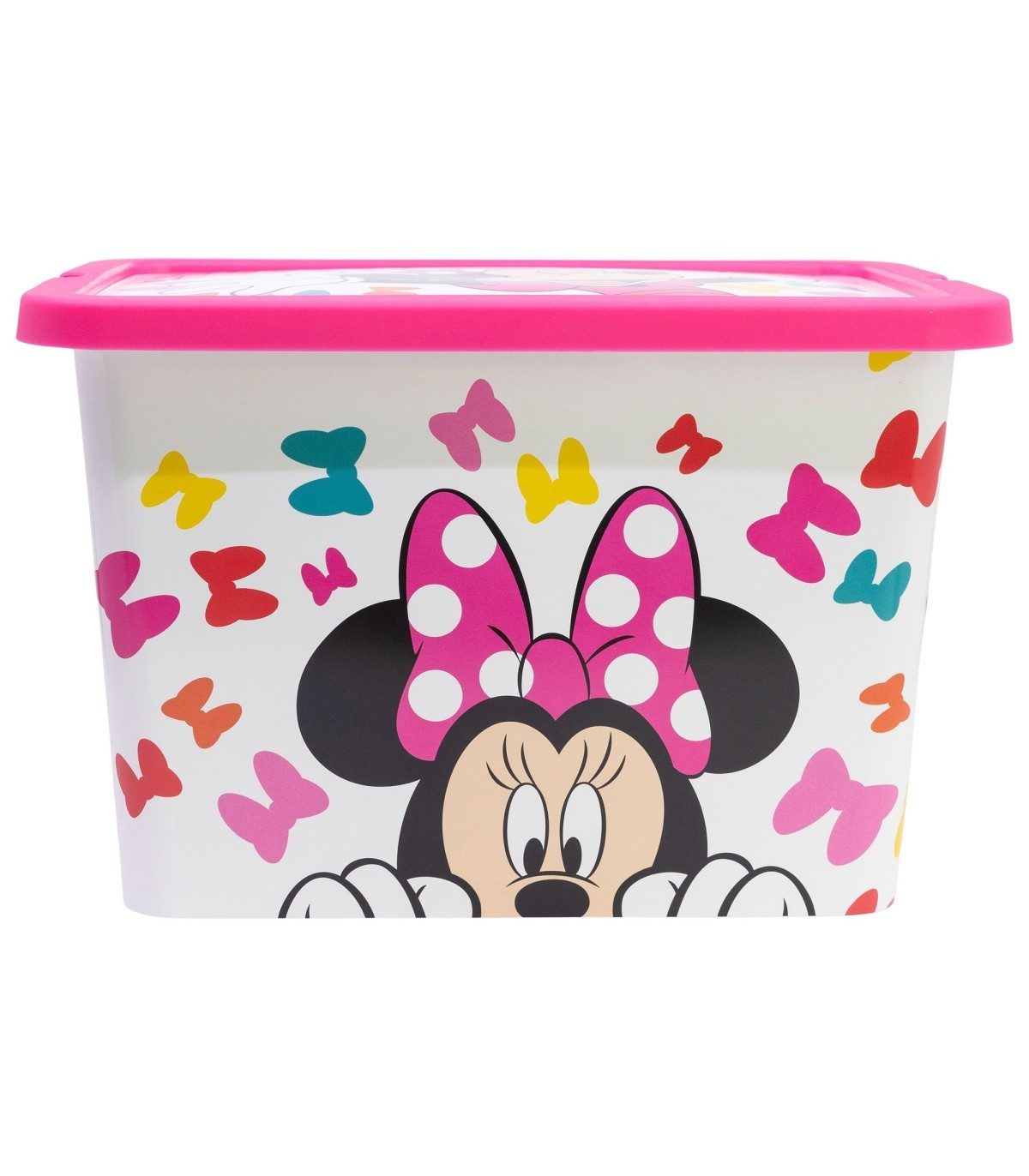 Disney Minnie Mouse Aufbewahrungsbox 7 l Kinderzimmer Box für Spielzeu