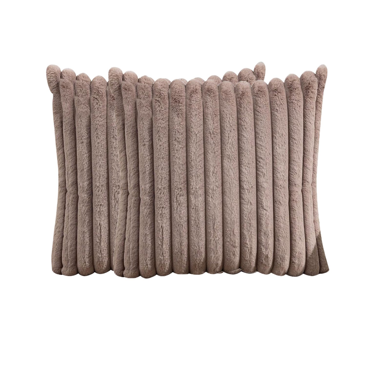 OKWISH Kissenbezüge 2er Set Flauschig Plüsch Deko Dekokissen Sofakissen Zie günstig online kaufen