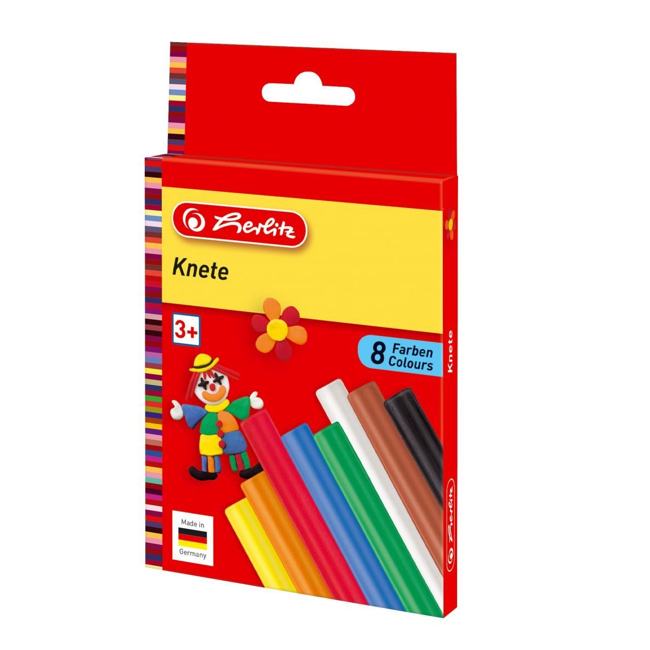 Bastelfilz herlitz Knete 8 Stangen farbig