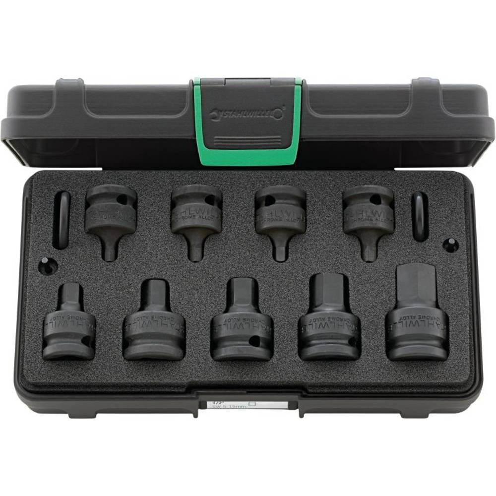 Stahlwille Steckschlüssel 1/2″ (12.5mm) IMPACT-Satz INHEX-Einsatz 13tlg 96231501