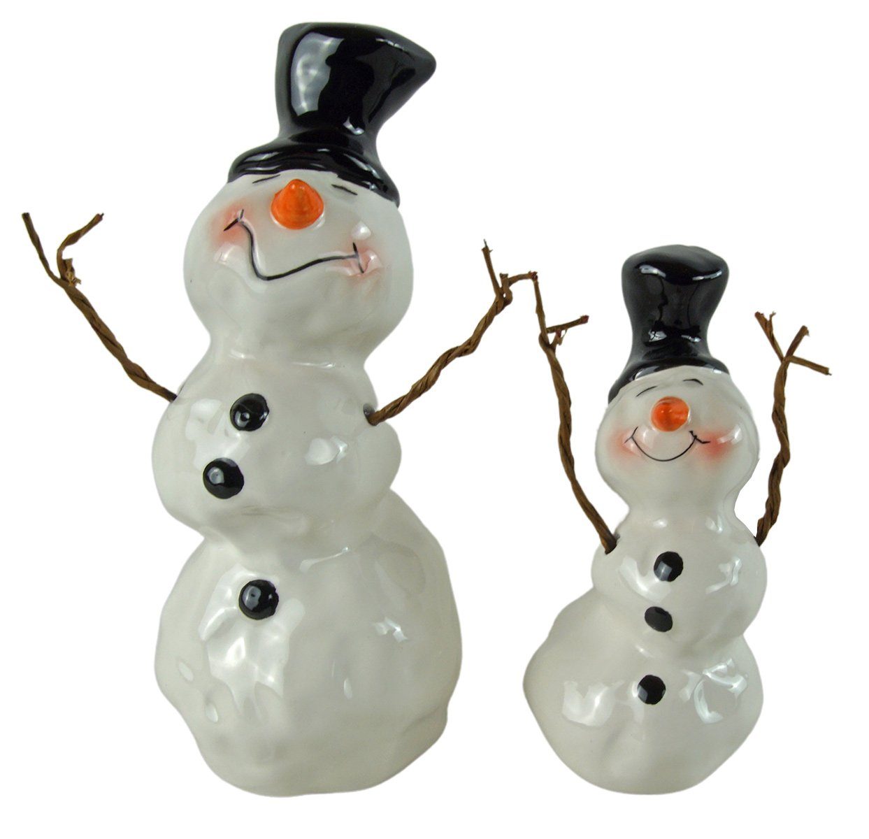 Krippenursel Weihnachtsfigur 2er Set Winterliche Schneemänner (Set, 2 St., 2teilig)