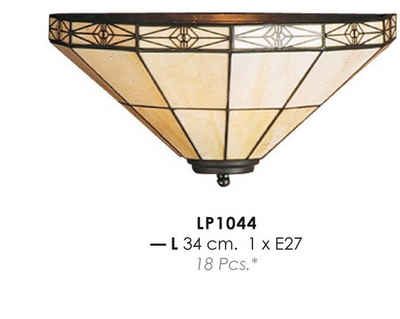 Casa Padrino Wandleuchte Tiffany Wandleuchte Durchmesser 34cm LP1044 Leuchte Lampe