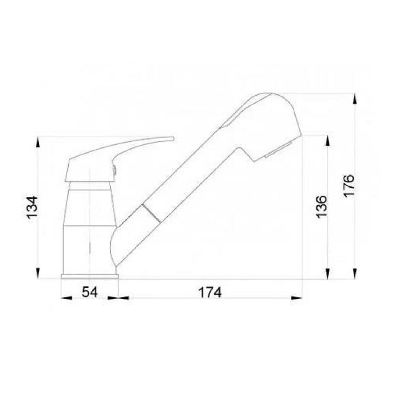 QLS Waschbecken, Ausgussbecken Spülbecken mit Armatur Draußen Grau 61x44x23 cm