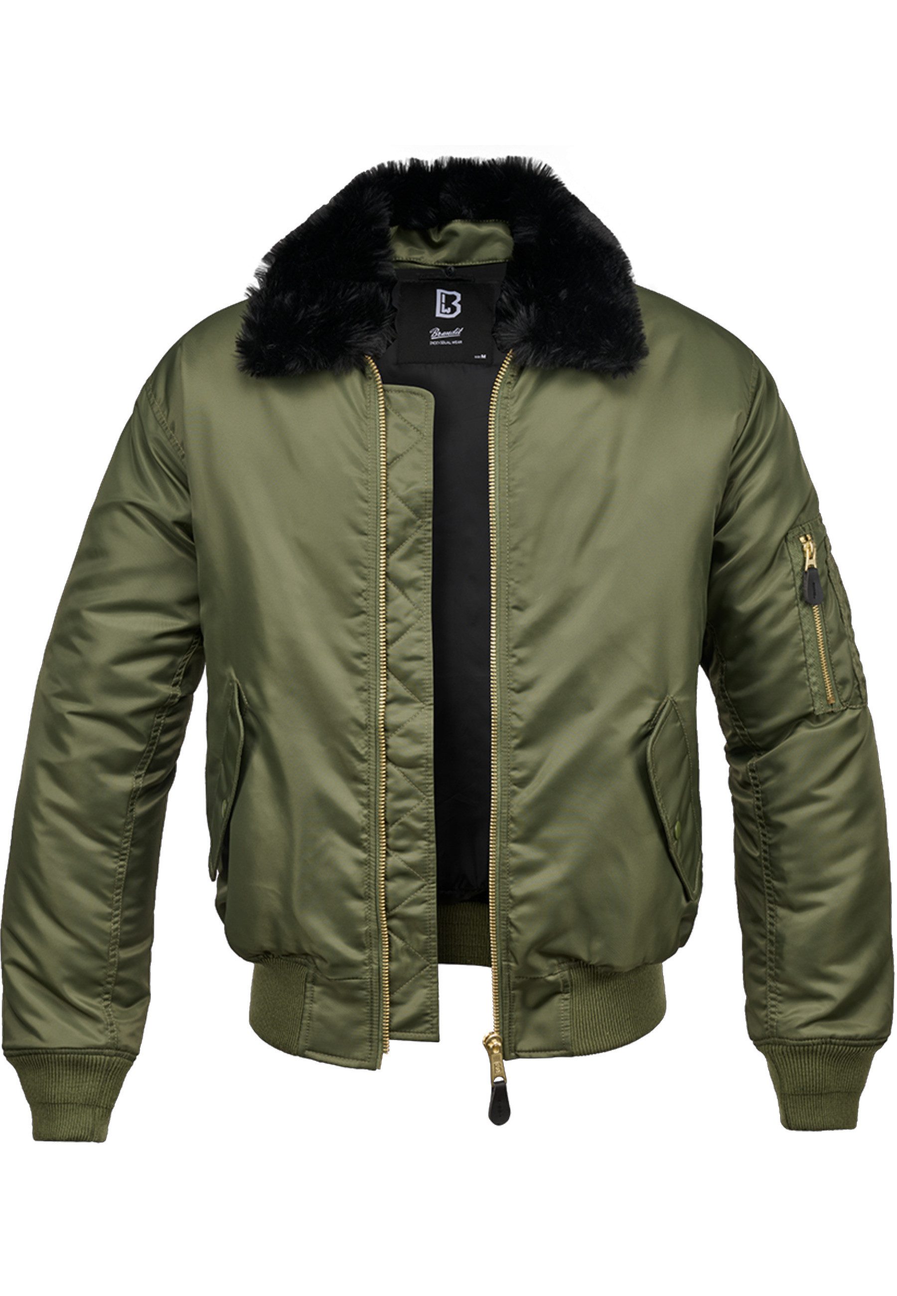 Brandit Winterjacke Brandit Herren MA2 Jacket Fur Collar (1-St)
