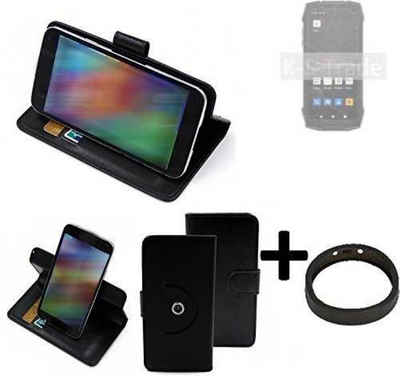K-S-Trade Handyhülle für Cubot KingKong Mini 3, Case Schutz Hülle + Bumper Handy Hülle Flipcase Smartphone Cover