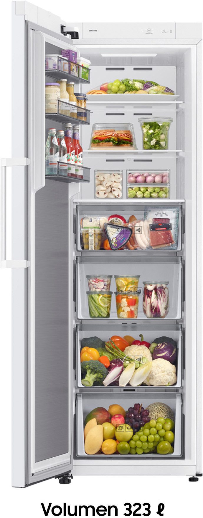 Samsung Gefrierschrank RZ70H32KDVEF, 185,8 cm hoch, 59,5 cm breit