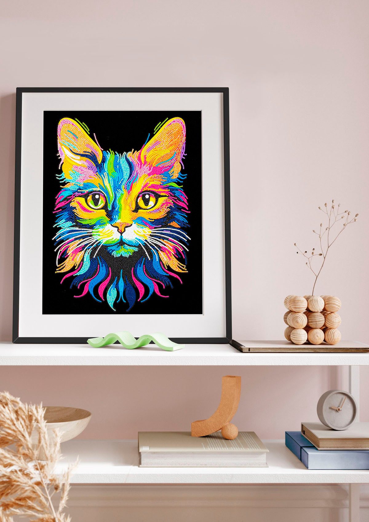Diamond Dotz Kreativset Diamond Painting Neon Katze
