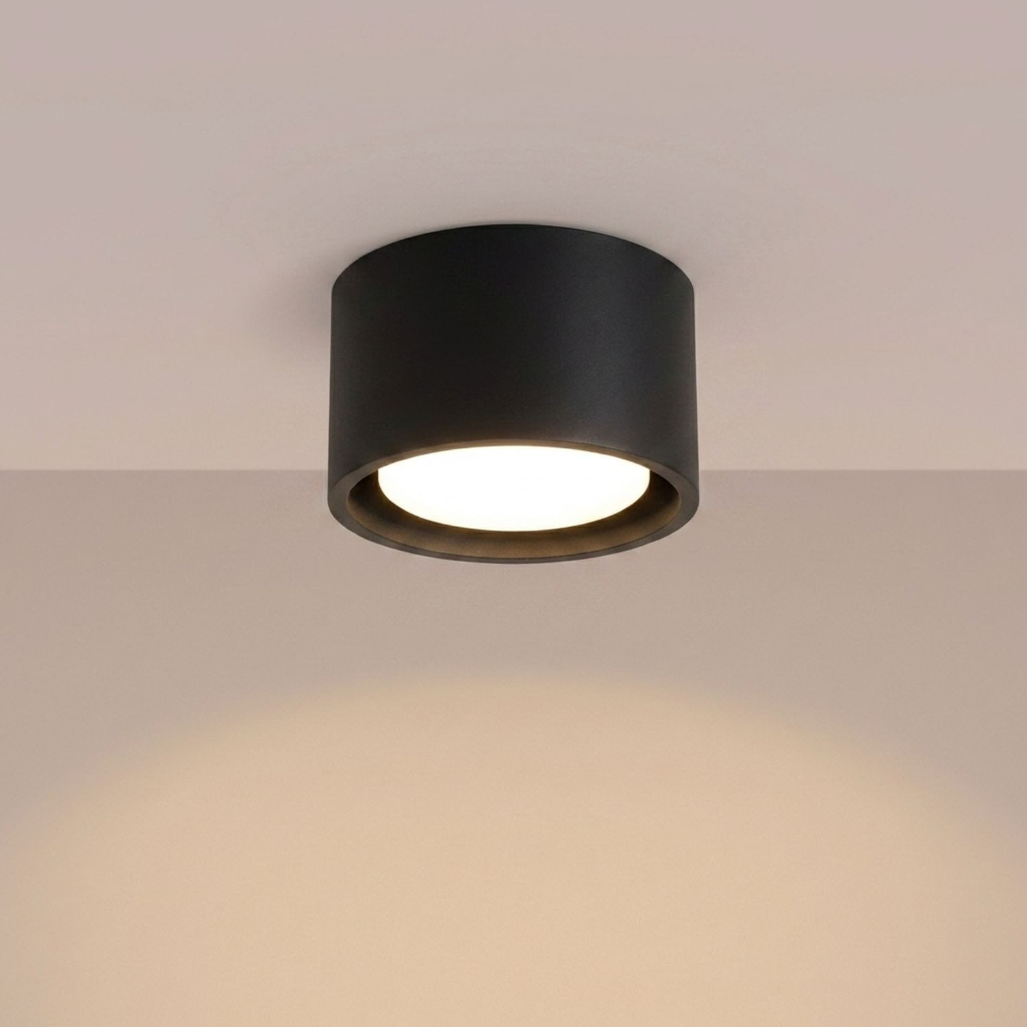 Licht-Erlebnisse Deckenleuchte EMSA, ohne Leuchtmittel, GX53 Ø 10 cm rund Modern