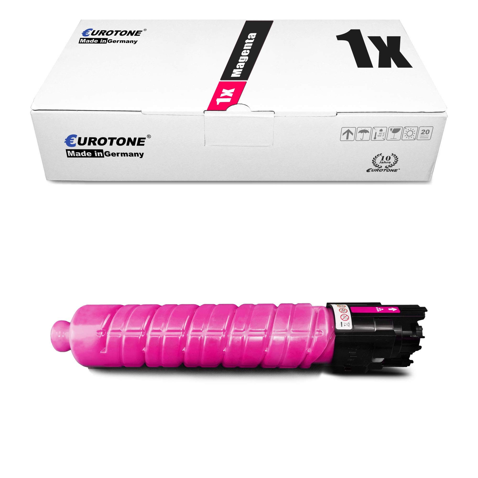Eurotone Tonerkartusche 1x Eurotone Toner für Ricoh Aficio SP C 430 431 440 441 dnhw dnht DN…, (Einzelpack, 1-St), Kompatibel, sofort einsatzbereit