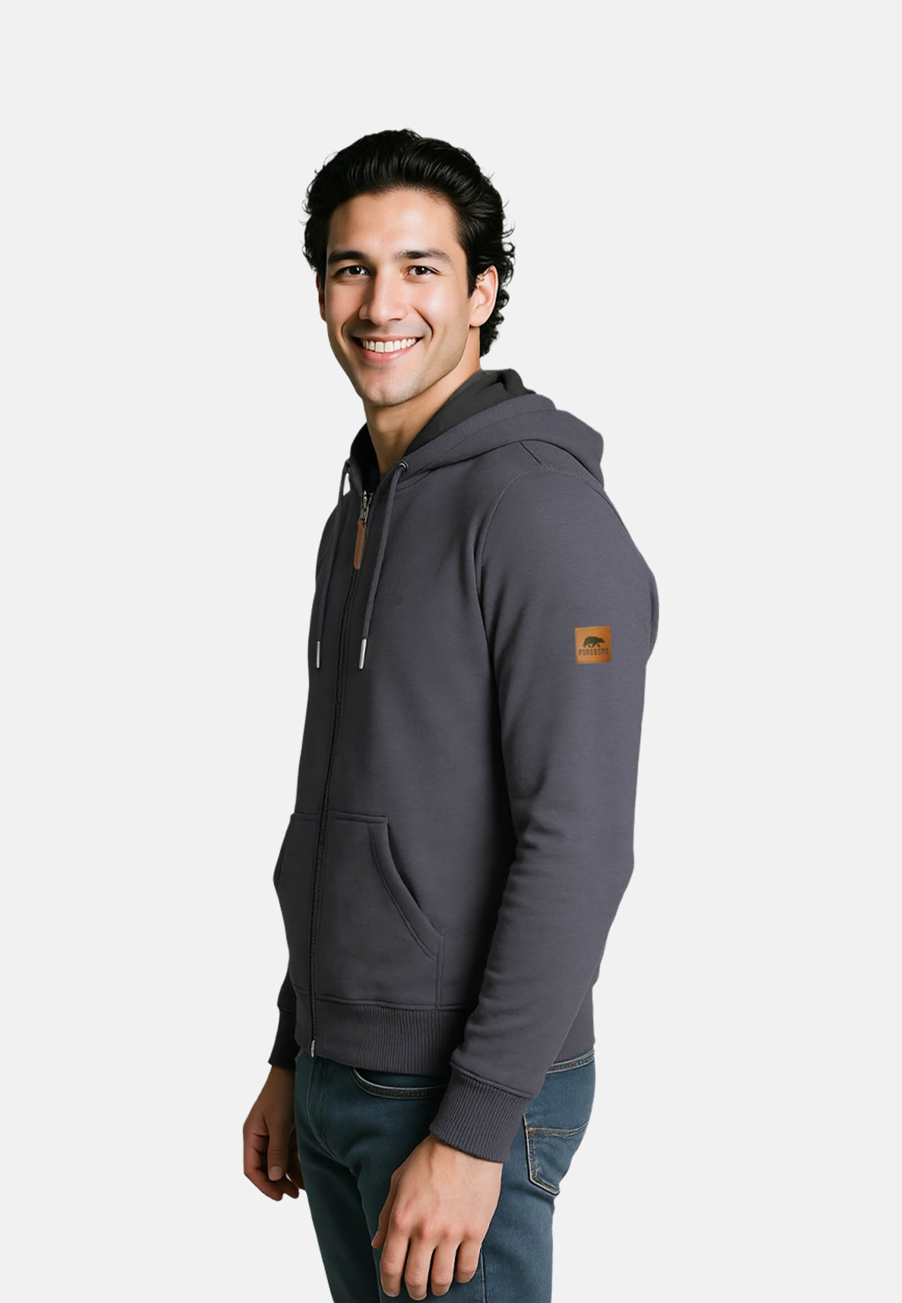 FORSBERG Winterjacke Kapuzenjacke mit Teddyfutter günstig online kaufen