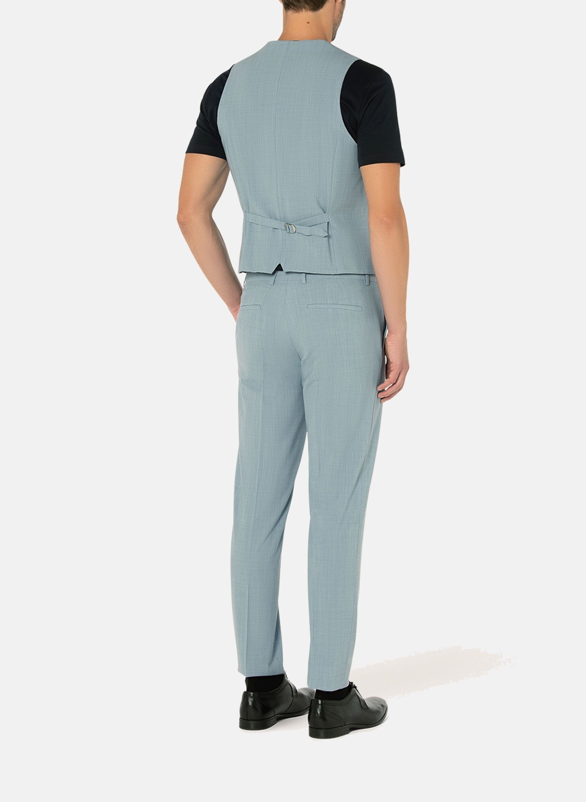 BENVENUTO. Anzugweste SECCHIA (1-tlg) im Slim-Fit