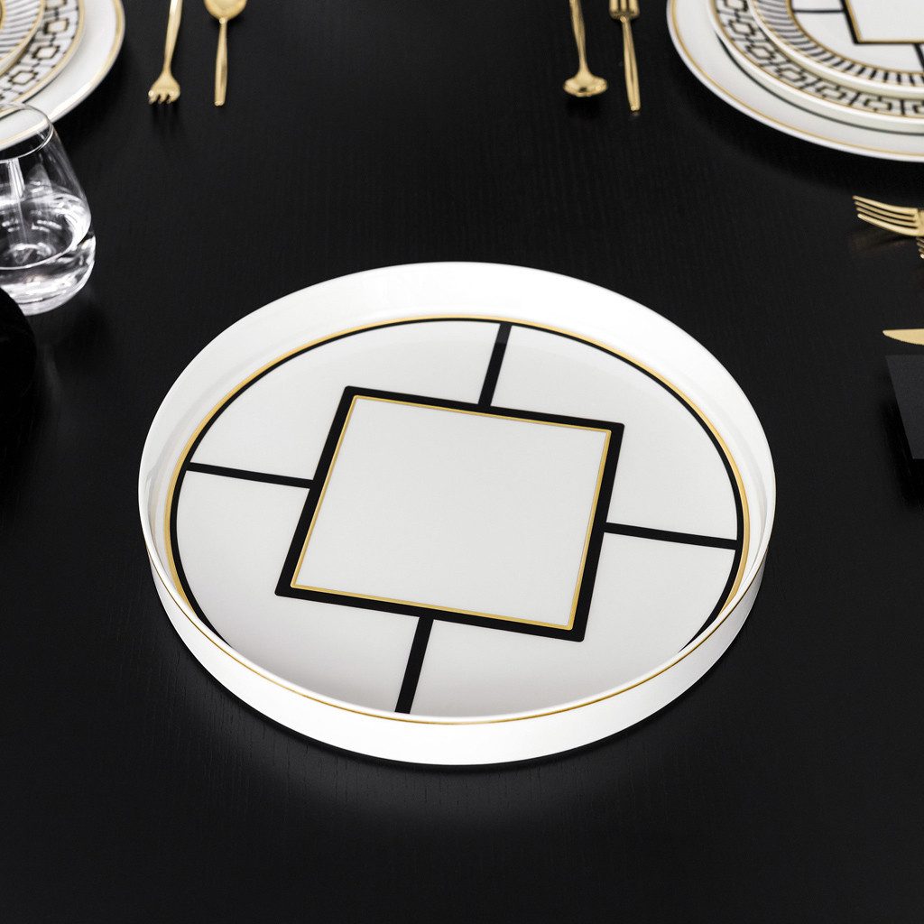 Villeroy & Boch Signature Müslischale MetroChic blanc Gifts Servier / Dekoschale, Porzellan, (1-tlg), Premium Bone Porcelain, spülmaschinenfest, Made in Germany