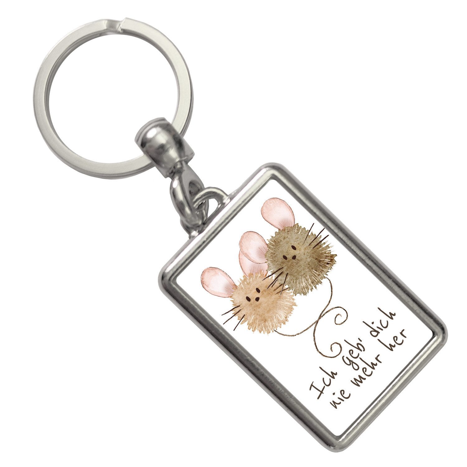 speecheese Schlüsselanhänger Mäuse Schlüsselanhänger mit Spruch günstig online kaufen