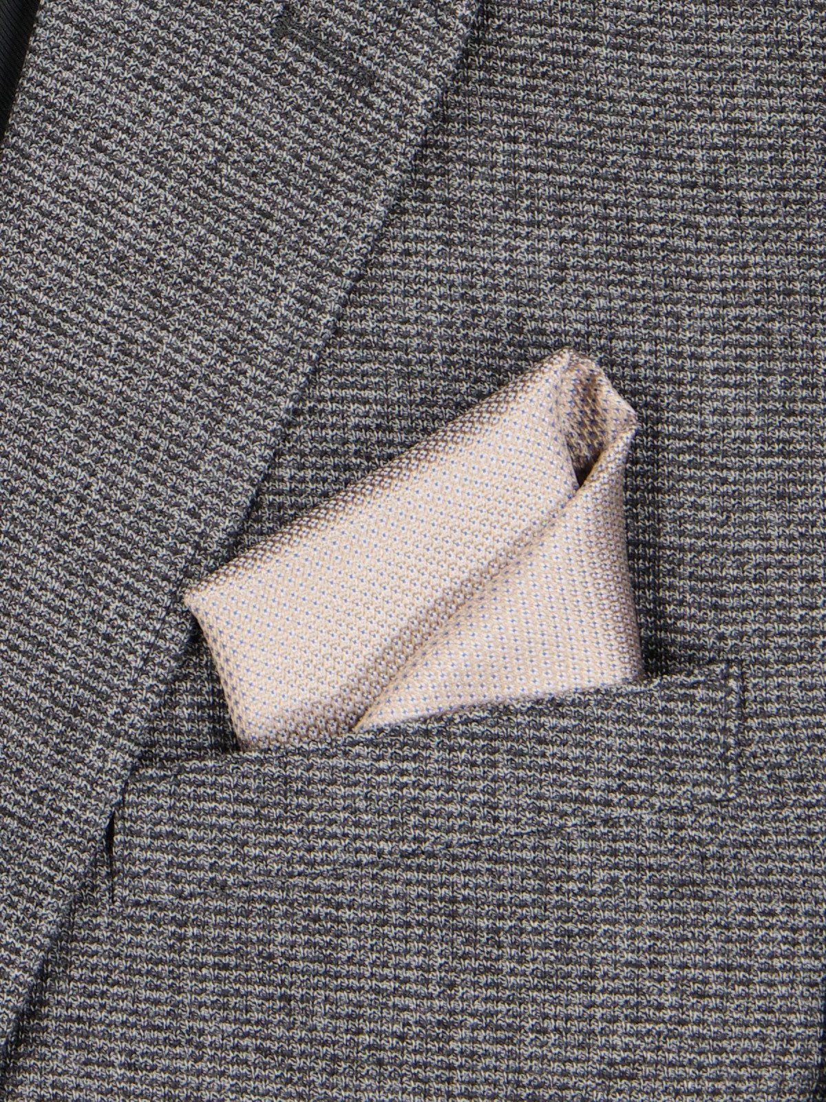 Engbers Einstecktuch Herren Einstecktuch, Beige