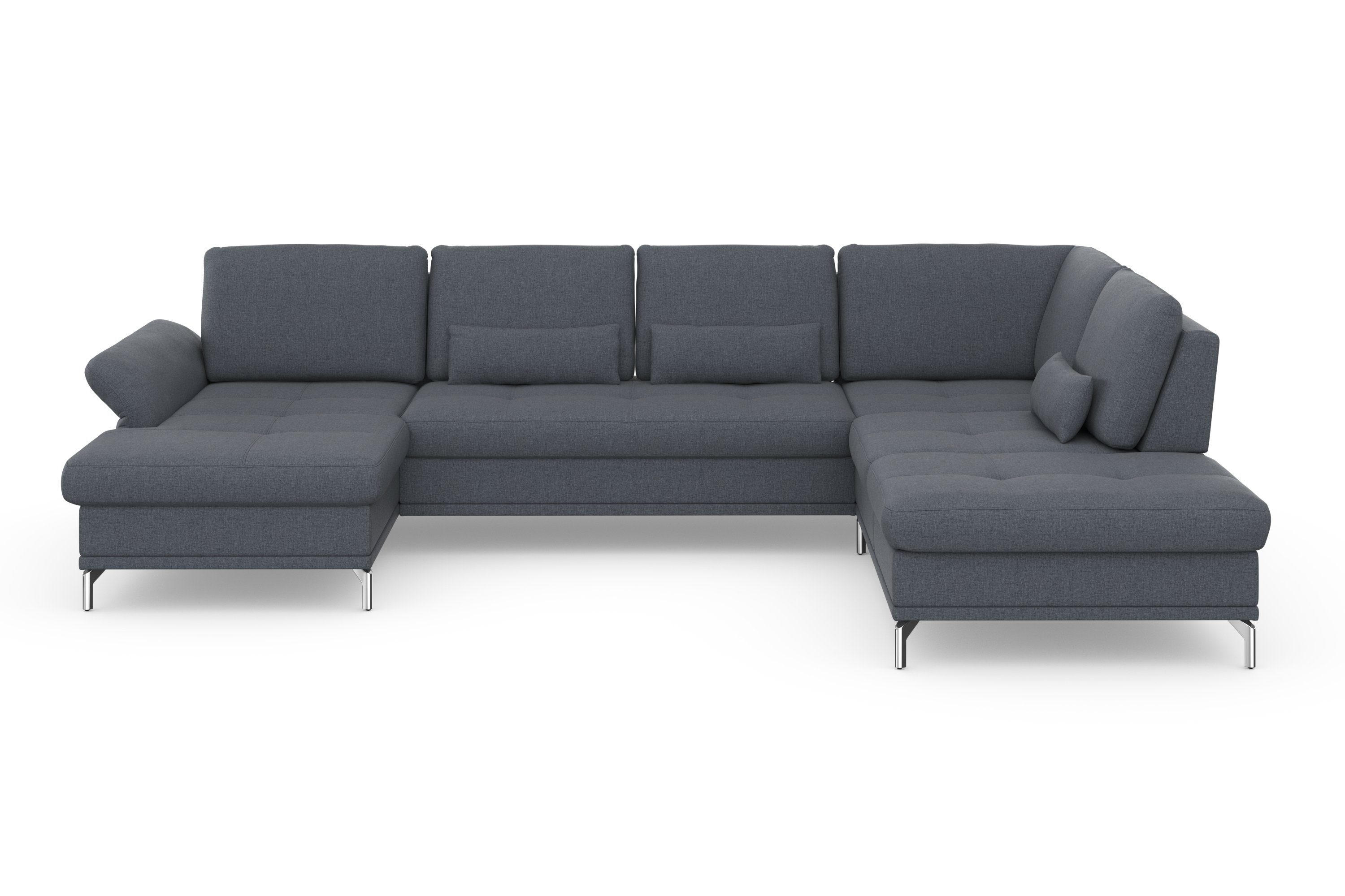 INOSIGN Wohnlandschaft "Palm Beach U-Form" Federkern, mit Sitztiefenverstel günstig online kaufen