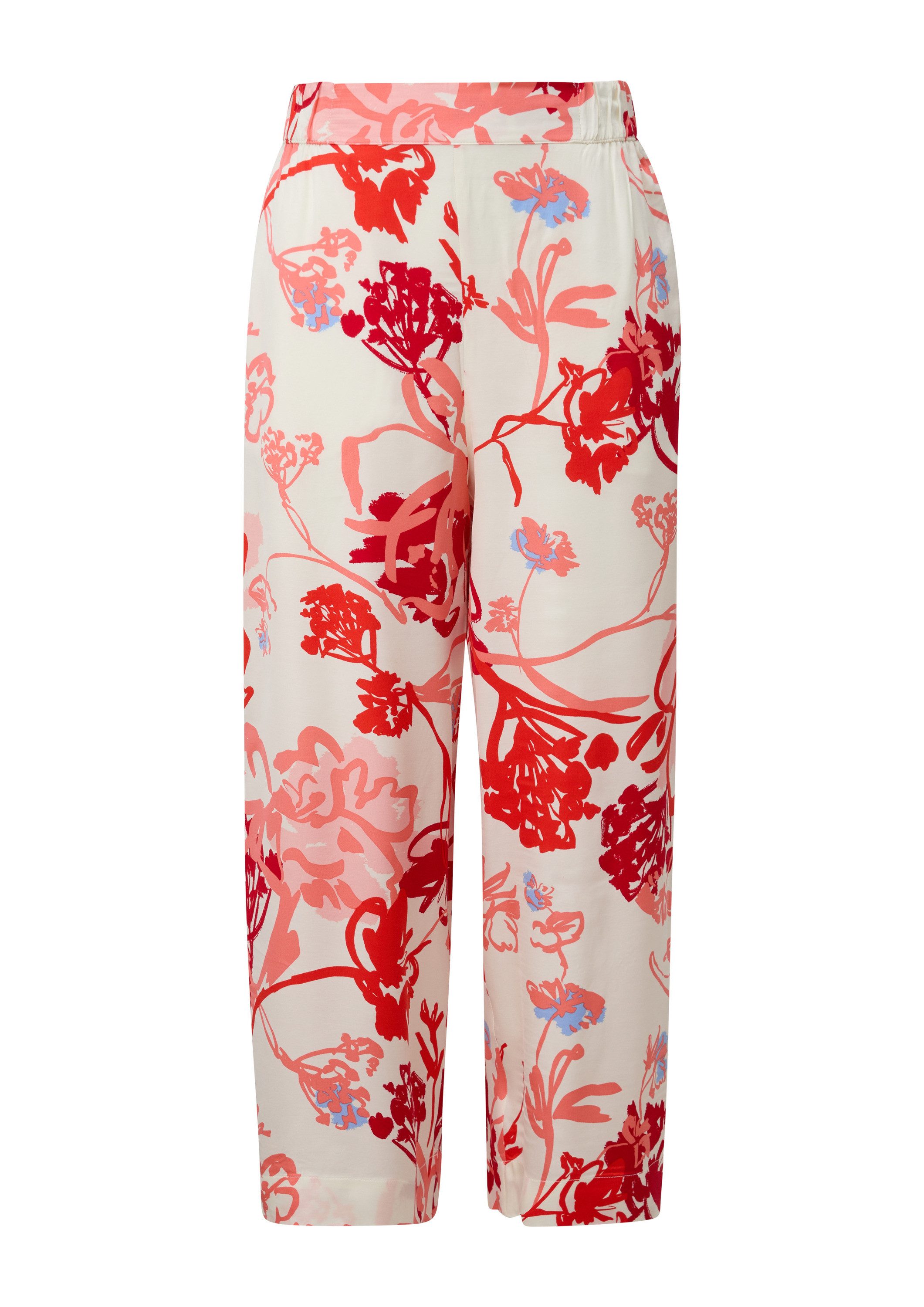 s.Oliver Culotte Hose Regular: Satinhose mit weitem Bein günstig online kaufen