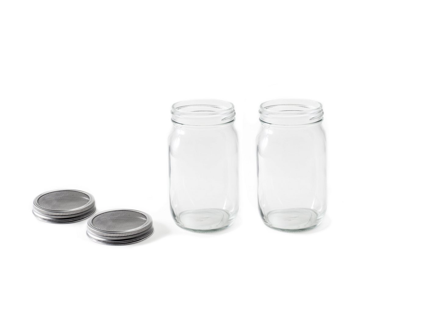 Thumbnail - Hanseküche Anzuchttopf Sprossenglas 2er Set mit jeweils 1 Liter Volumen (2 Gläser, 1 St., 2x 1 Liter Volumen), Hygenisch...