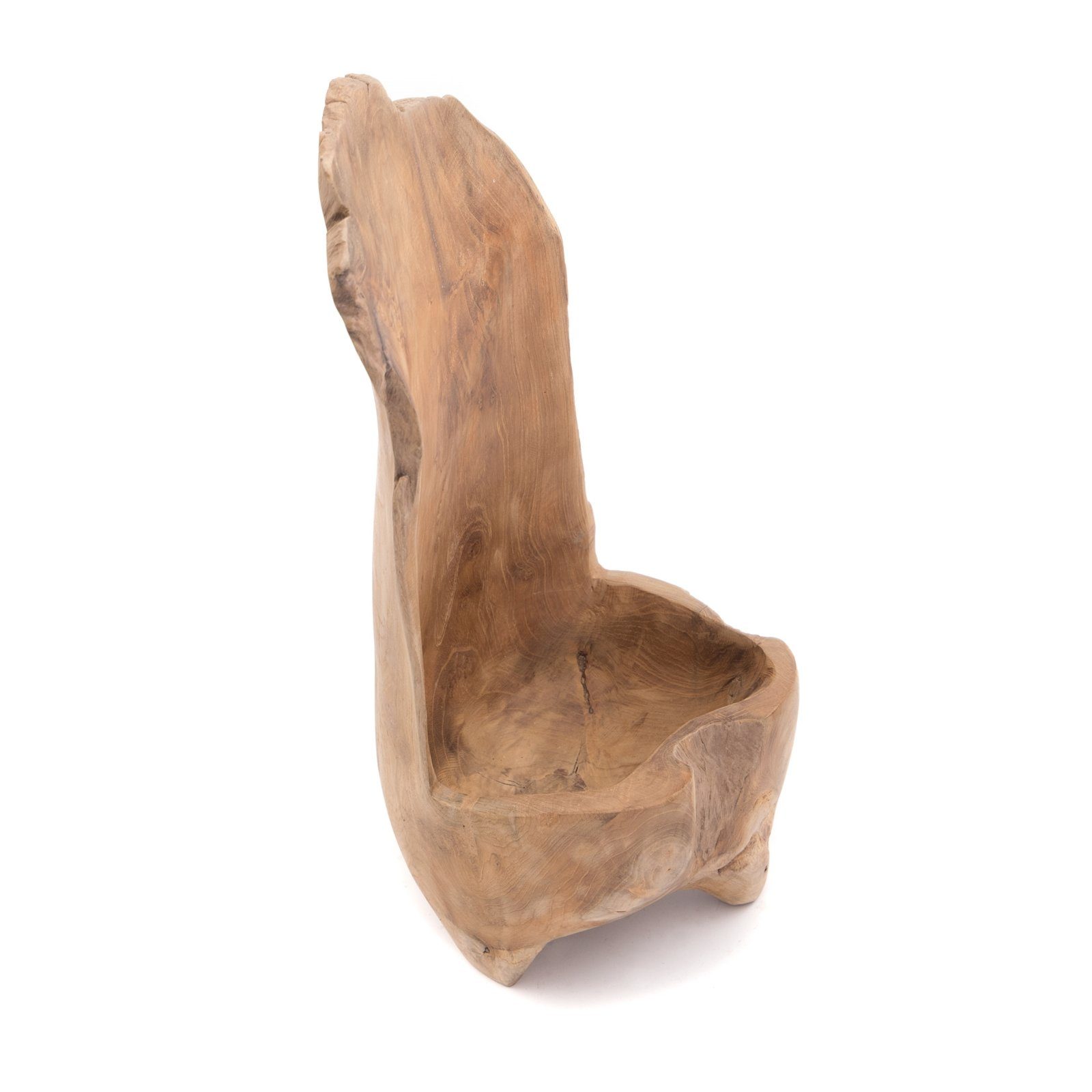 Schale TEAK ÜBERTOPF "POT", Teakholz, Wurzelholz 40 CREEDWOOD cm, Dekoschale