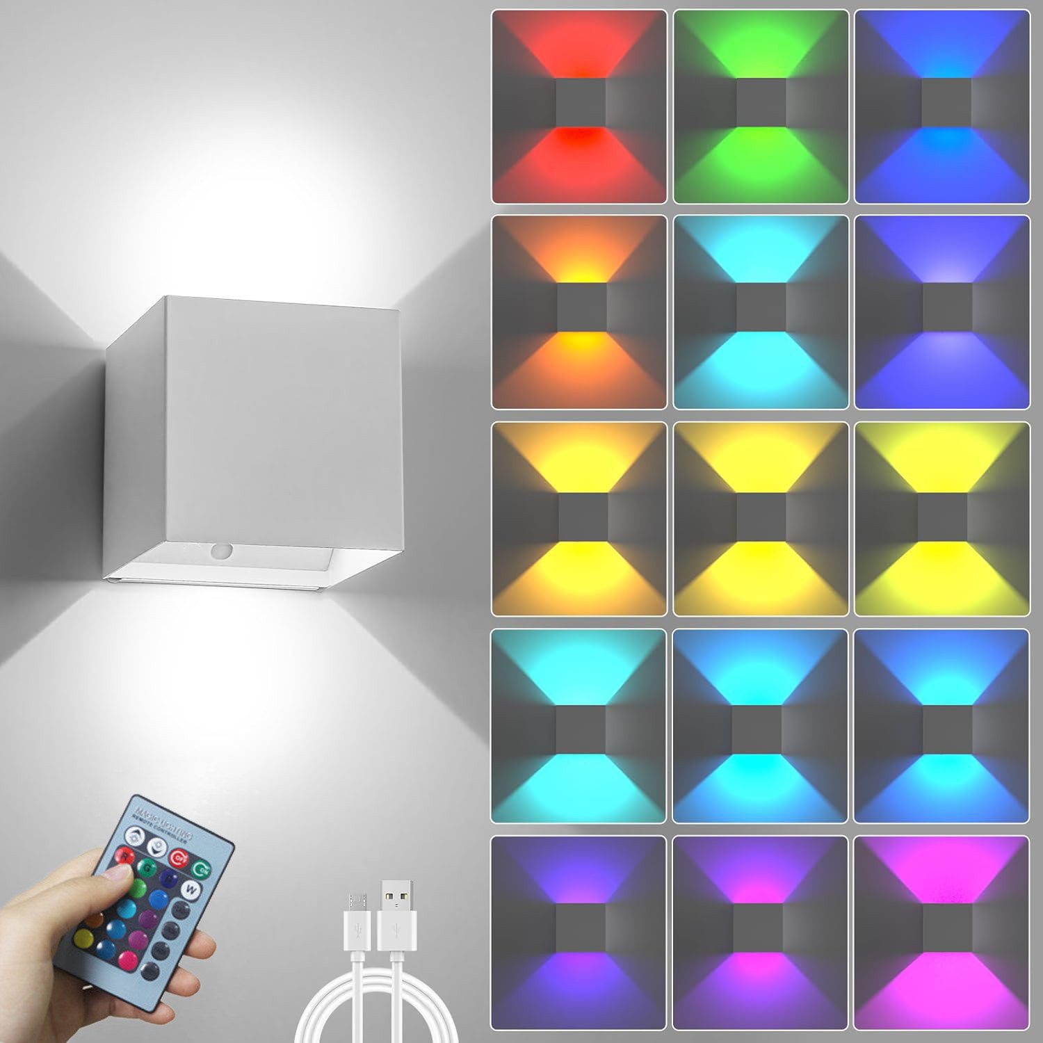 BlingBin LED Wandleuchte Akku Wandleuchte mit günstig online kaufen