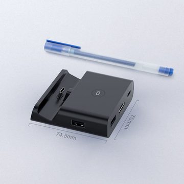 IBETTER Konsolen-Ladestation/USB C auf HDMI Adapter 4K /Ladestation für Nintendo Switch [4 in 1 Joy-Con] Diyife Joy-Con Controller Joy-Con Ladegerät Typ-C Kabel, mit LED-Anzeige Intelligenter Schaltung Batterie-Ladegerät