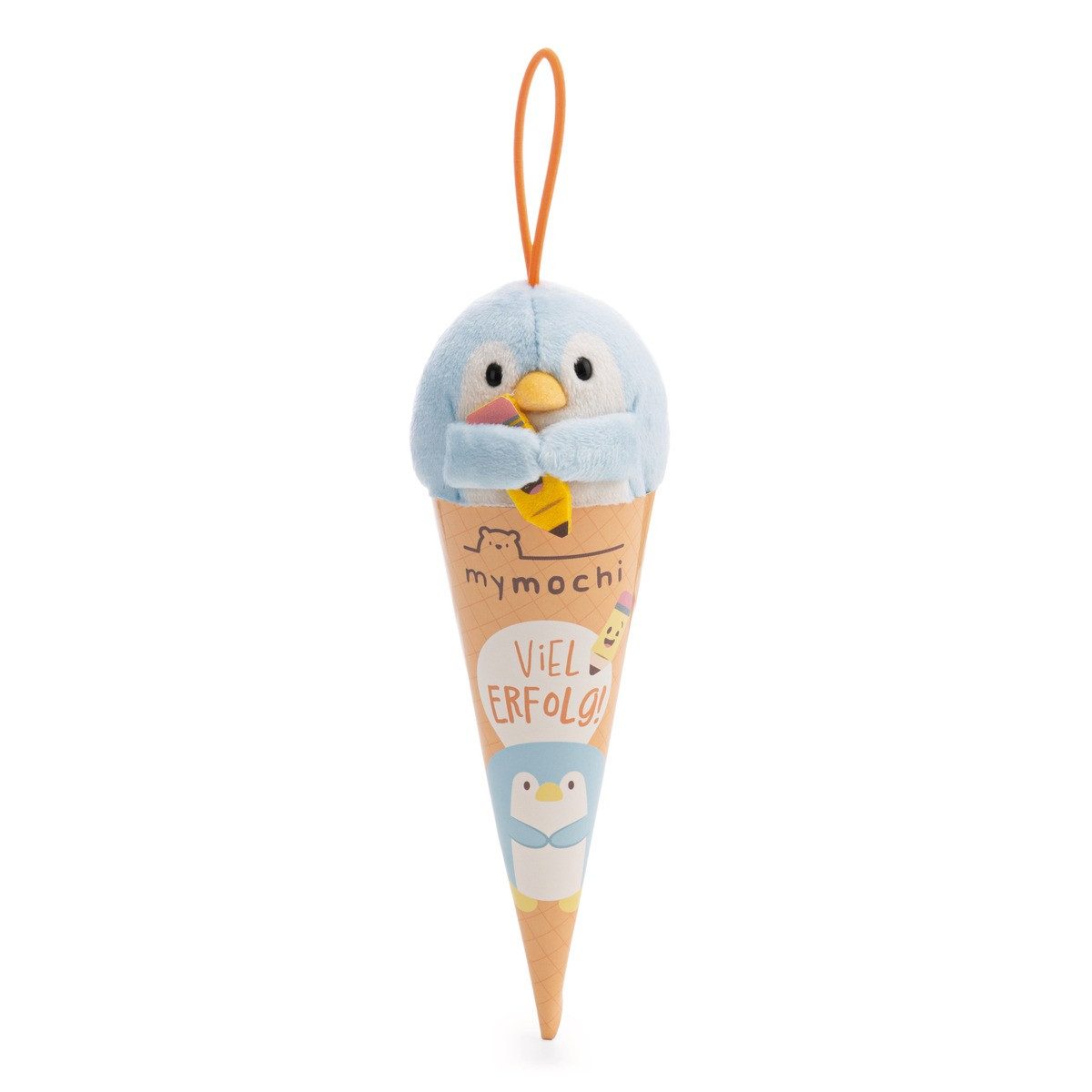 Nici Schlüsselanhänger NICI Schlüsselanhänger Pinguin Waddle mit Bleistift moodie Loop blau