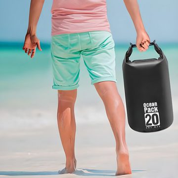 Retoo Drybag Trockentasche Dry Bag wasserdichte Tasche Seesack Packsack (set, Wasserdichte Tasche, Bedienungsanleitung in Deutsch, Folienverpackung), Vollständig wasserdicht, extrem strapazierfähigem Material