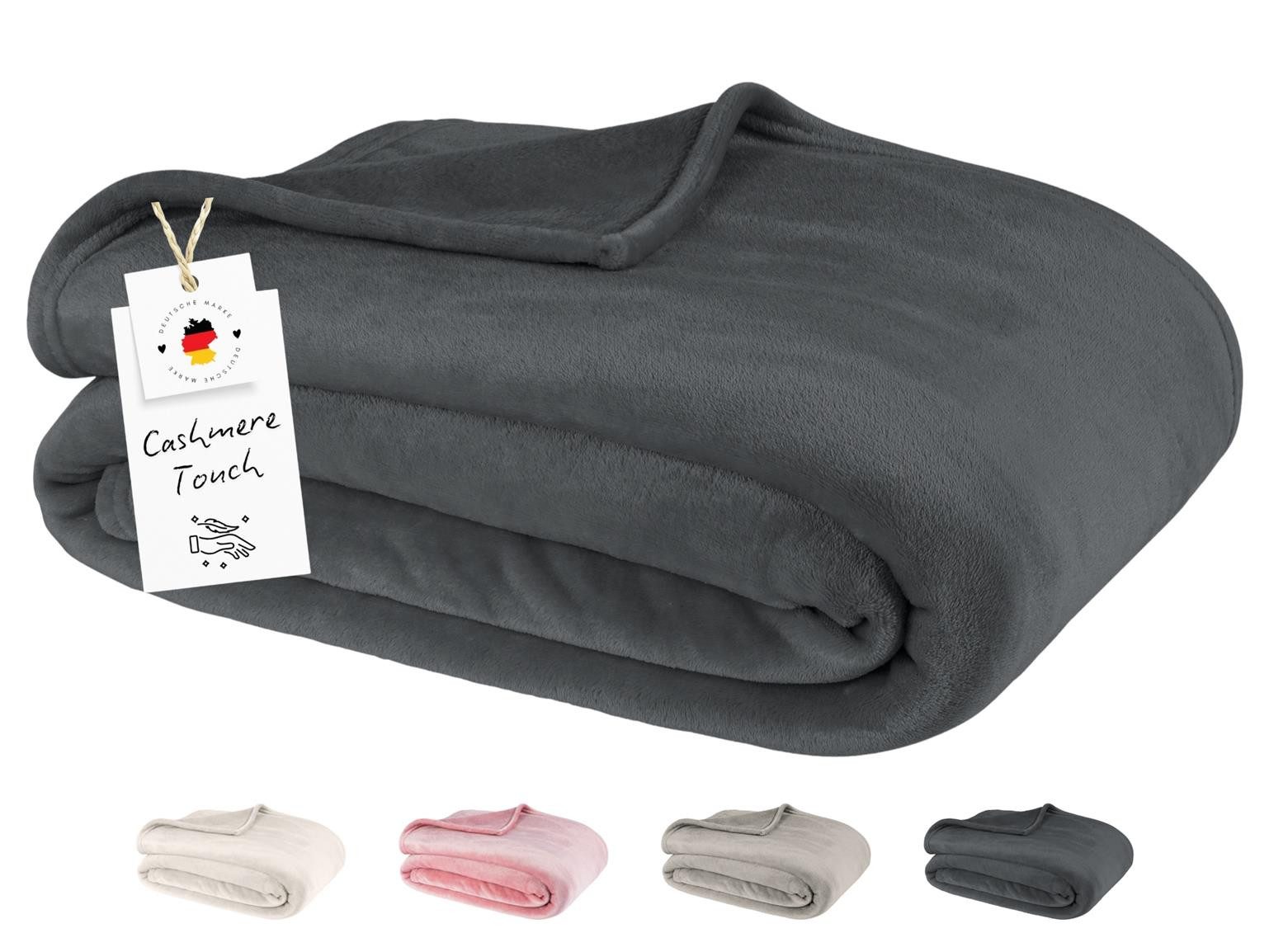 Wohndecke Kuscheldecke Flauschig Fleecedecke 150x200 180x220 Sofa Couch Dec günstig online kaufen