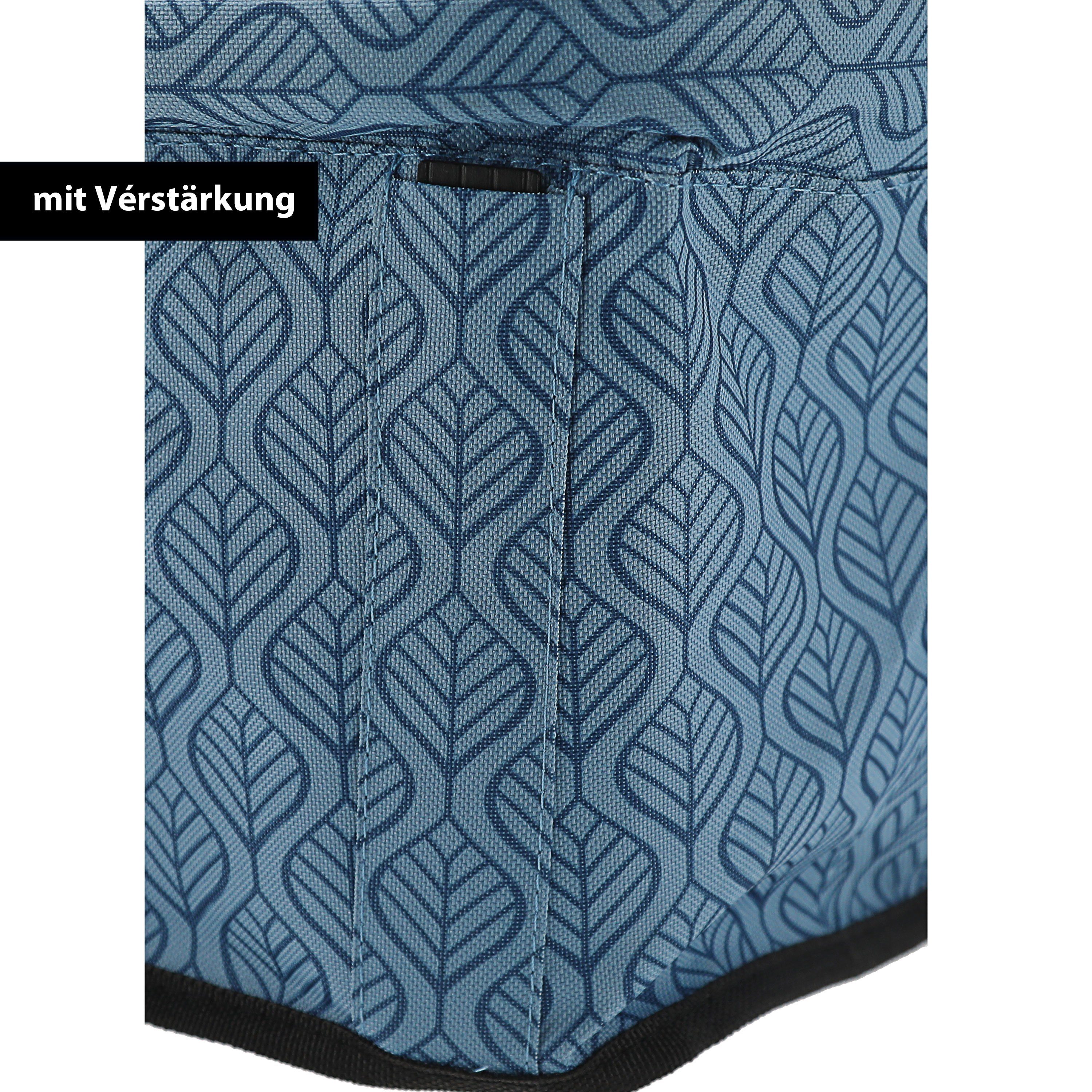 Faltbarer Einkaufskorb 18L Isoliert - Mit Aluminiumrahmen Für Picknick & Reisen